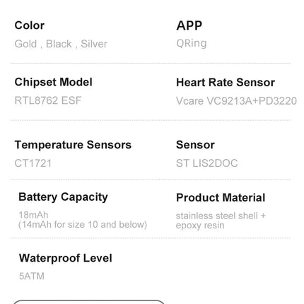 2025 Men Women Smart Ring Health Monitoring Sport Smartring WithTemperature Sensor Sleep Tracker Mother's Day Father's Day Gifts