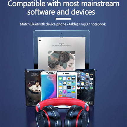 Lenovo HD200 Bluetooth Earphones Over-ear Foldable Computer Wireless Headphones Noise Cancellation HIFI Stereo Gaming Headset