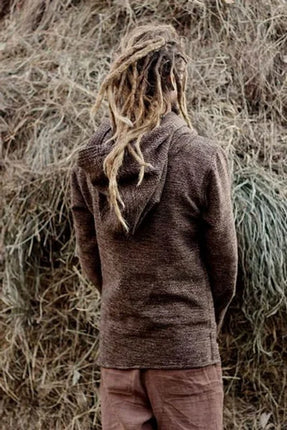 New men's fashion Thermal long sleeve sweater hoodies   vintage hoodie men