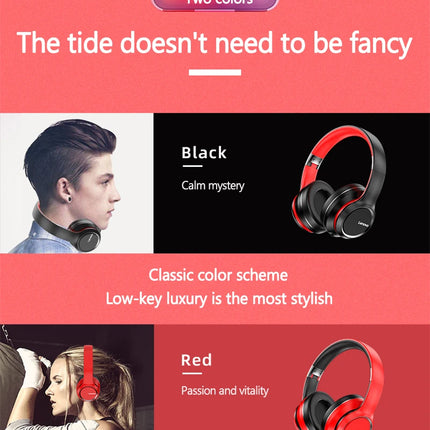 Lenovo HD200 Bluetooth Earphones Over-ear Foldable Computer Wireless Headphones Noise Cancellation HIFI Stereo Gaming Headset