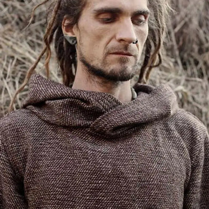 New men's fashion Thermal long sleeve sweater hoodies   vintage hoodie men