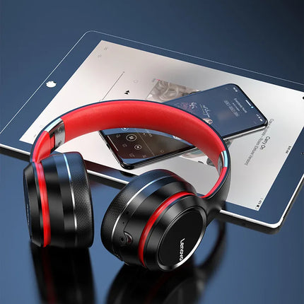Lenovo HD200 Bluetooth Earphones Over-ear Foldable Computer Wireless Headphones Noise Cancellation HIFI Stereo Gaming Headset