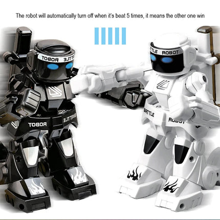RC Robot Battle Boxing Robot Toy Two-player Games Remote Control Robot 2.4G Fighting Robot Control Toys for Kids Famly Game