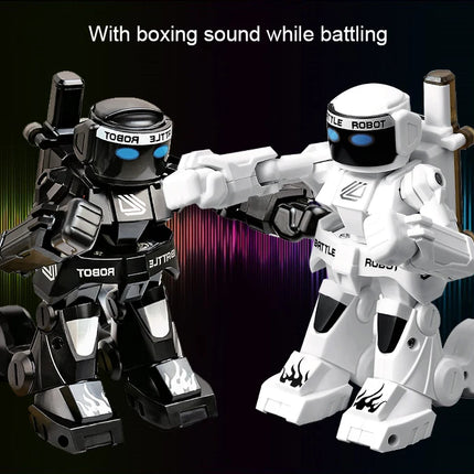RC Robot Battle Boxing Robot Toy Two-player Games Remote Control Robot 2.4G Fighting Robot Control Toys for Kids Famly Game