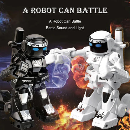 RC Robot Battle Boxing Robot Toy Two-player Games Remote Control Robot 2.4G Fighting Robot Control Toys for Kids Famly Game