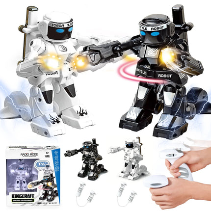 RC Robot Battle Boxing Robot Toy Two-player Games Remote Control Robot 2.4G Fighting Robot Control Toys for Kids Famly Game