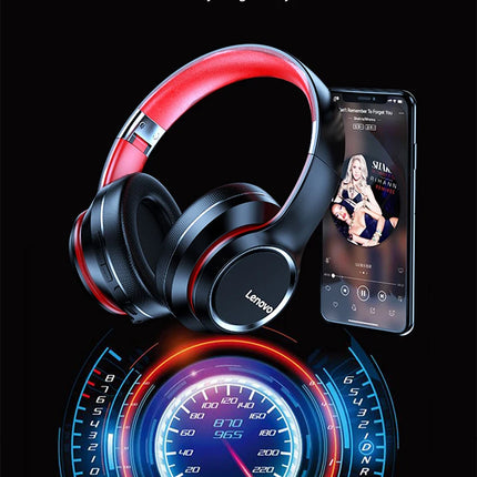 Lenovo HD200 Bluetooth Earphones Over-ear Foldable Computer Wireless Headphones Noise Cancellation HIFI Stereo Gaming Headset