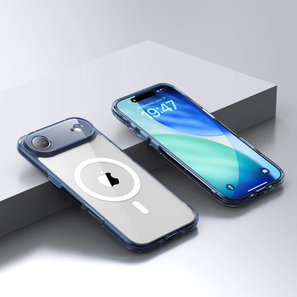 Transparent Magsafe Magnetic Phone Case for IPhone 17 Air 17 Pro Max Wireless Charging Shockproof Protective Hard Back Cover