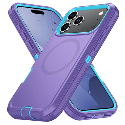 Heavy Duty Rugged Defender Cover for Official IPhone 17 Otter Armor Box for Magesafe Wireless Charge Case