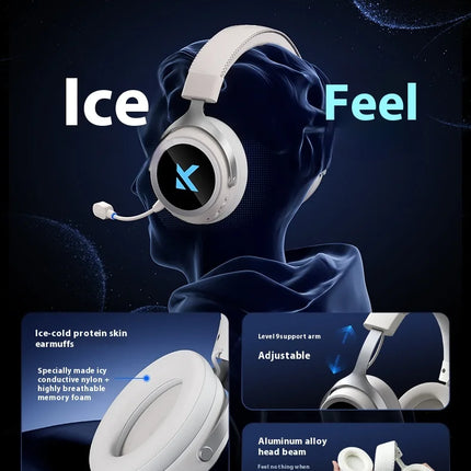 New MCHOSE X9 Wireless Gaming Headphones 7.1 X9 Wireless Bluetooth Earphones Fps With Microphone Esports Custom Headphones Gifts