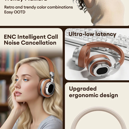 Lenovo LE602 Bluetooth 6.0 Earphones HD Call ENC Noise Reduction Headset HiFi Sound Wireless Ultra Low Latency Gaming Headphones