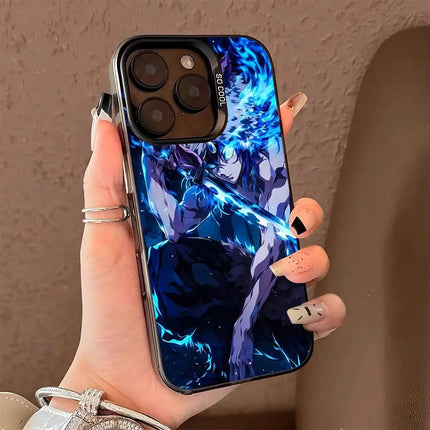 Demon Slayer Eyes Phone Case For iPhone 17   Matte Shockproof Back Anti Fall Matte Cover