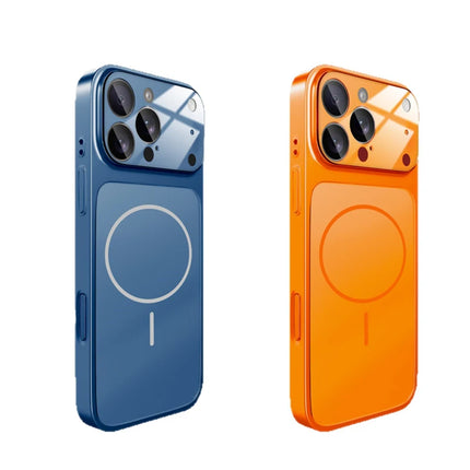 Original Glass Nano Matte Case For iPhone 17 Magnetic For Magsafe Wireless Charging Anti-Drop Phone Case