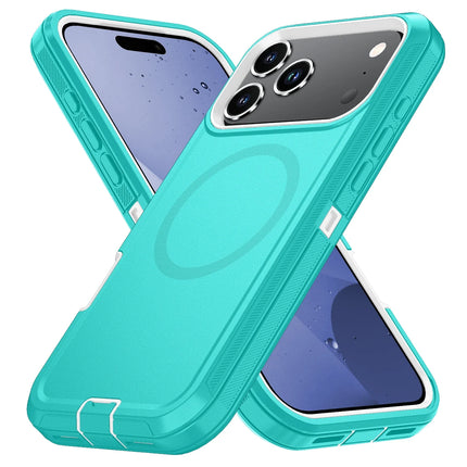 Heavy Duty Rugged Defender Cover for Official IPhone 17 Otter Armor Box for Magesafe Wireless Charge Case