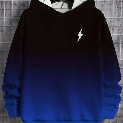 Men's Hoodie 3D Gradient Print Sweatshirts For Men Casual Hooded Shirt Hoodies Pullover Clothes Y2k Harajuku Top Men's Clothing