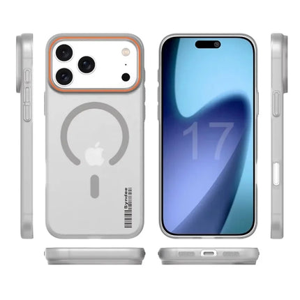 Luxury Translucent Matte Magnetic Phone Case For iPhone 17 Magsafe Wireless Charging Anti-Drop Protect Cover