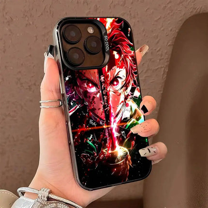 Demon Slayer Eyes Phone Case For iPhone 17   Matte Shockproof Back Anti Fall Matte Cover