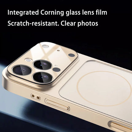 Original Glass Nano Matte Case For iPhone 17 Magnetic For Magsafe Wireless Charging Anti-Drop Phone Case