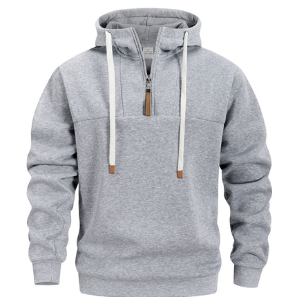 Men's Hoodie Zipper Warm Sweatshirts Fashion Men Casual Jacket Autumn Winter Outdoor Hoodie Pullover Male Sportswear Streetwear