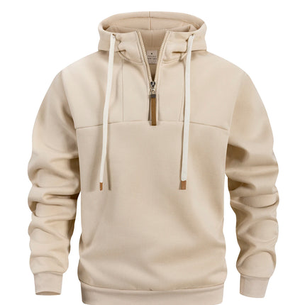 Men's Hoodie Zipper Warm Sweatshirts Fashion Men Casual Jacket Autumn Winter Outdoor Hoodie Pullover Male Sportswear Streetwear
