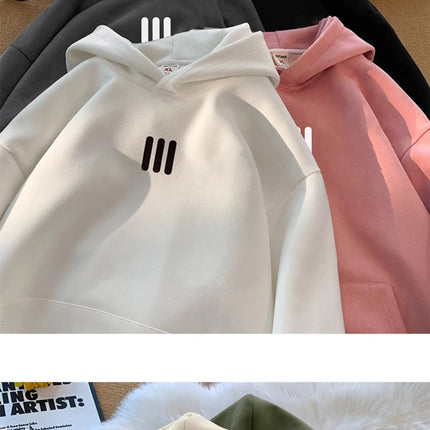 Men's Hoodie Classic Style Men's and Women's Clothing Autumn and Winter Casual Super Large Hoodie Sportswear Warm and Windproof