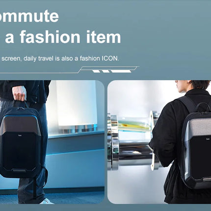 DIVOOM Cyberbag Innovative Smart LED Backpack LED locomotive backpack Display scree backpack Business travel Laptop Backpack