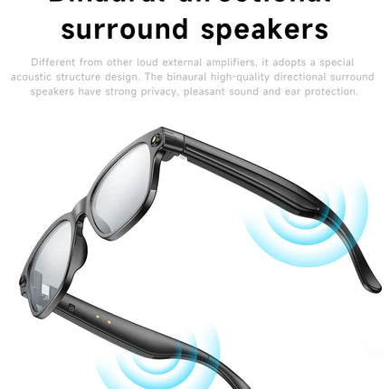 New AI Smart Glasses 800W Camera WIFI+Bluetooth Real-time Transmission Sunglasses Touch Control Video Record Glasses For XIAOMI