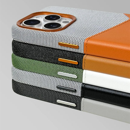 Card Holder Pocket MagSafe Leather Case Compatible with iPhone 17 Wireless Charging Protective Case