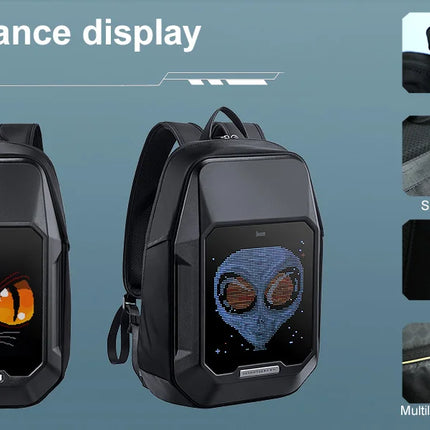 DIVOOM Cyberbag Innovative Smart LED Backpack LED locomotive backpack Display scree backpack Business travel Laptop Backpack