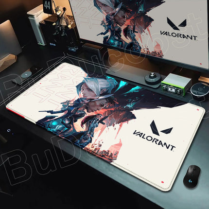 HD XXL MousePad Valorant Gaming Mouse Pad Large Home Desk Mats Keyboard Natural Rubber Non-slip Soft Office Carpet Mat Accessory
