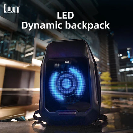 Divoom Cyberbag 64x64 Pixel LED Display 15-Inch Laptop Shoulder Bag Backpack Camera Portable Men Waterproof Backpack 2024 New