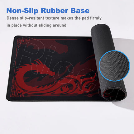 Black & Red Dragon God Mouse Pad Gaming XXL Non-Slip Keyboard Desk Mat Office Carpet Computer Mouse Mat XL New HD Print Mousepad