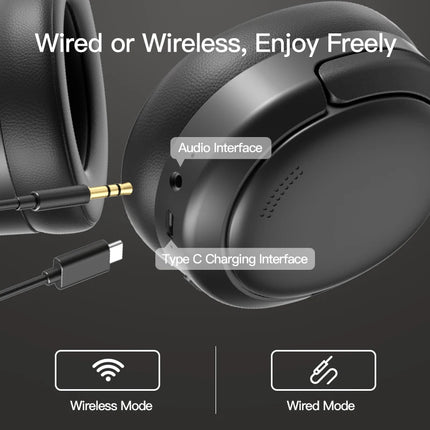 EOENKK Chioce Original SY-T8 Wireless Headphones Bluetooth 5.4 20h Long Battery Life Noise Reduction Gaming Headset With Mic