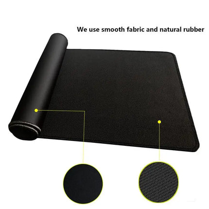 Japan Anime Desk Mat XL PC Akaza Gamer Cabinet Keyboard Rug Laptop Ghost D-demon Slayer Mouse Pad Black And White Manga Mousepad