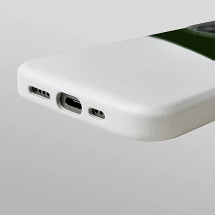 Card Holder Pocket MagSafe Leather Case Compatible with iPhone 17 Wireless Charging Protective Case