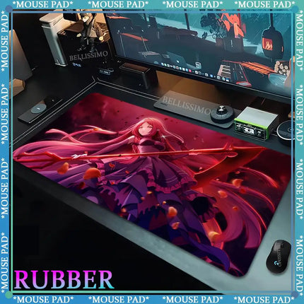 T_The E_Eminence in Shadow Cute desktop accessories Mouse Pad Kawaii Computer gamers Oversized Gaming 1200X600MM Desk mats Pad