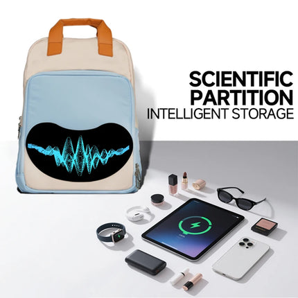 LED Display backpack woman multimedia backpack Travel Bags DIY Smart backpack School Bags fashion backpacks Waterproof Gift