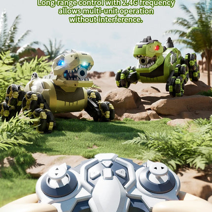 Y12 Dinosaur 8WD RC stunt car 2.4G Off-Road remote control car with spray/light RC Drift Monster Truck Electric Children Toys