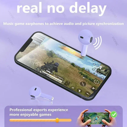 New TWS Wireless Headphones With Mic Fone Bluetooth Earphones Sport Earbuds Running Headset Apply to smartphones