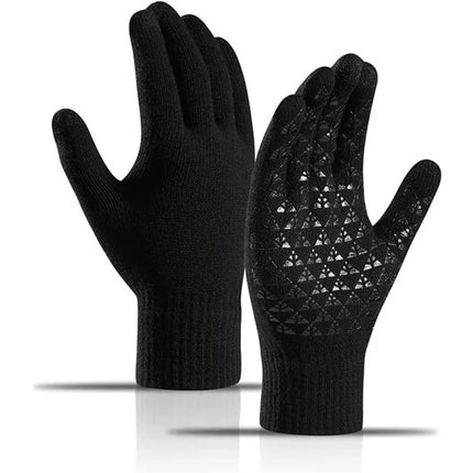 Winter Gloves for Men Women Upgraded Touchscreen Gloves Outdoor Cycling Sports Thermal Warm Knit Glove for Running Driving