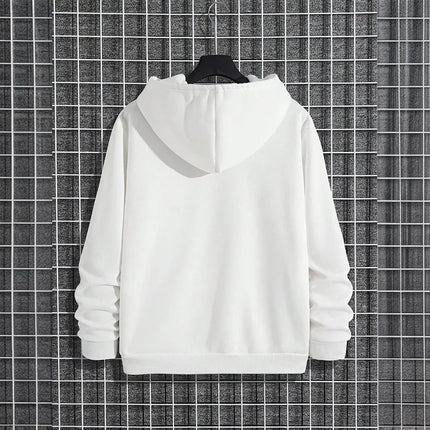 Men's Hoodie 2025 Fashion Warm Pullover Sweatshirt Casual Sporty Streetwear Male Hooded Top for Home Outdoor Fall Winter Outwear