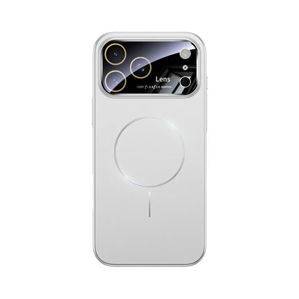 New Large Window Magsafe Phone Case for IPhone 17 Magnetic Wireless Charging Skin Feel PC Protection Phone Cover