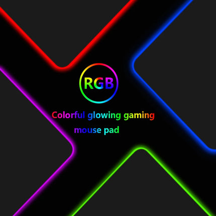 RGB Desk Mat LED Game Rubber Mousepad Calls Of Duty Mouse Pad Large Gaming Mouse Mat With Backlit Gamer Non-Slip Computer Carpet