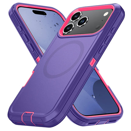 Heavy Duty Rugged Defender Cover for Official IPhone 17 Otter Armor Box for Magesafe Wireless Charge Case