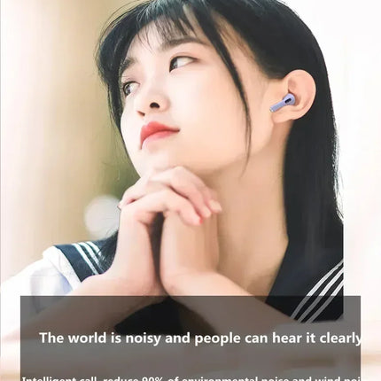 New TWS Wireless Headphones With Mic Fone Bluetooth Earphones Sport Earbuds Running Headset Apply to smartphones