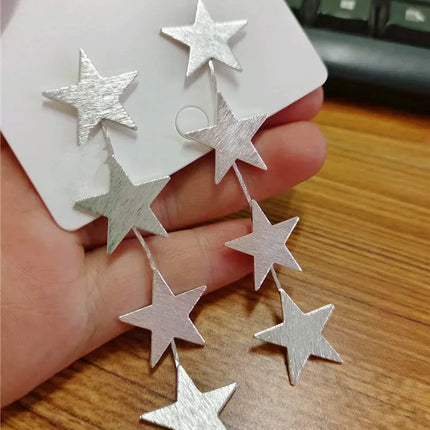 Beautiful Stars Long Earrings For Women Unique Statement New Fashion Jewelry Wholesale