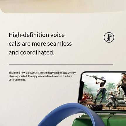 M5 wireless headphones, Bluetooth 5.3 HiFi stereo headphones, noise-cancelling gaming headphones, foldable headphones with micro