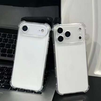 Silicone TPU Phone Case For iPhone 17 Clear Shockproof Anti Fall Cases Slim Back Cover