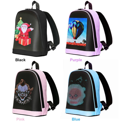 LED Advertising Backpack APP Control Advertising Business Bag Waterproof Outdoor Pixel Screen Bag School Bag for Outdoor Travel