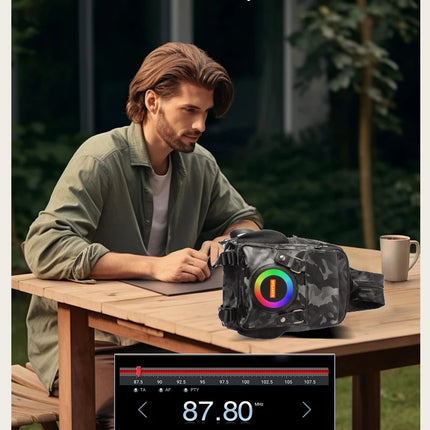 Wireless Bluetooth Speaker Backpack Laptop Bag Hifi Sound Quality Cycling Music School Bag Men's Backpack Cyberpunk Backpack